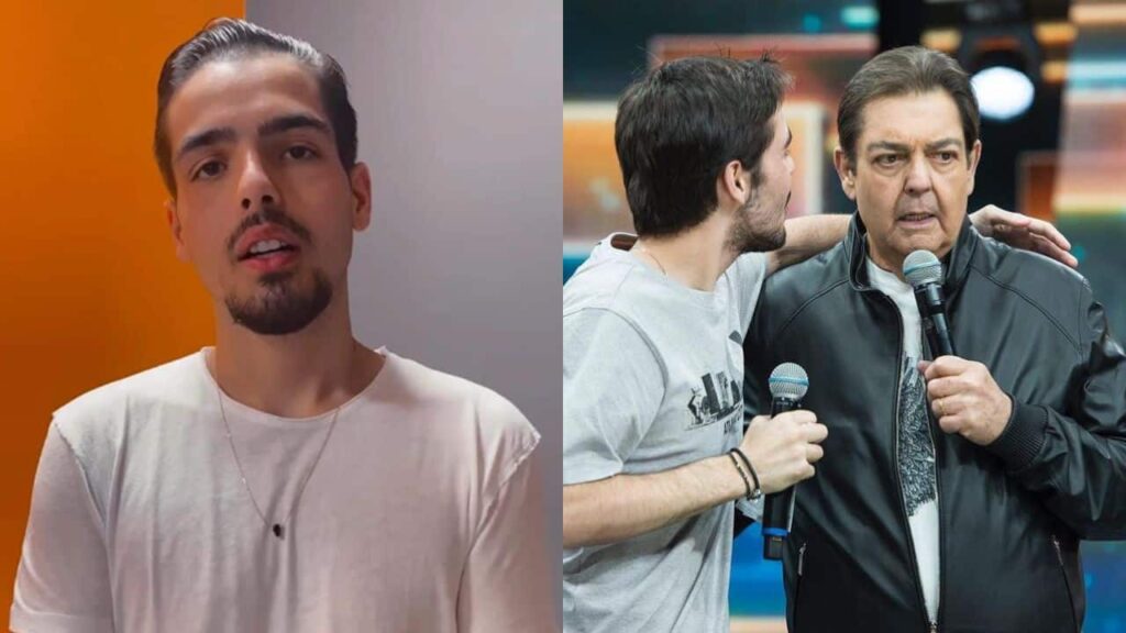Faustão e João Guilherme