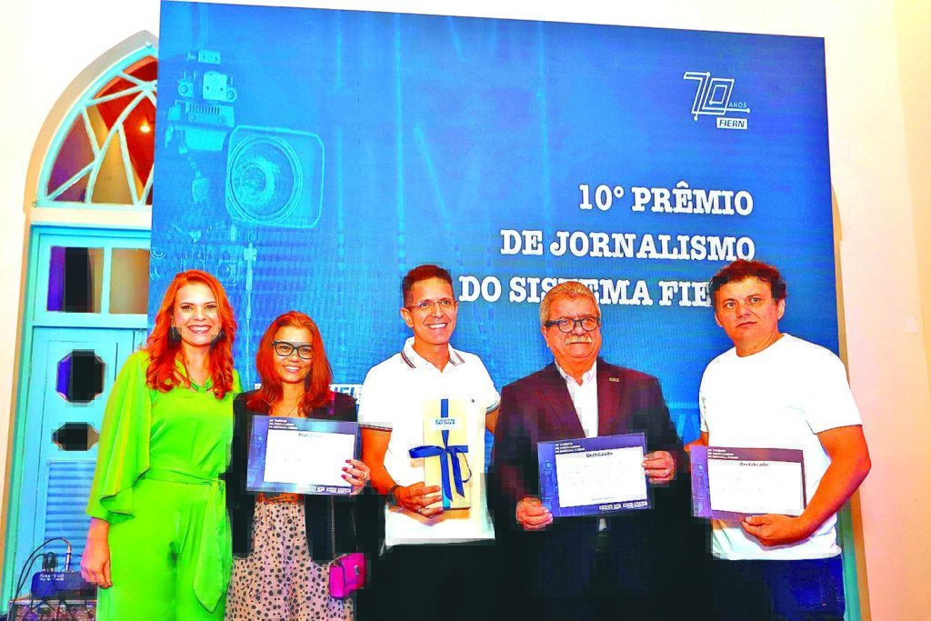 Moisés Albuquerque, da TCM Telecom, foi o vencedor do Prêmio da FIERN. Foto: Moraes Neto/FIERN