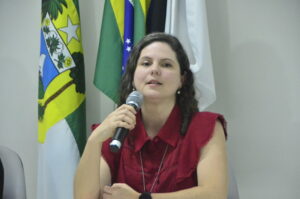 Delegada da Polícia Civil, Karla Viviane, operação Habilis Facilis e parceria com o Detran/RN no caso. Foto: José Aldenir.