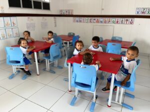 A creche atualmente atende a mais de 300 crianças entre 2 e 5 anos, do nível 1 ao 4 - Foto: Divulgação