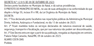 DECRETO N.º 12.915