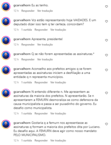 Deputado criticou a Femurn nas redes sociais. Foto: Reprodução.