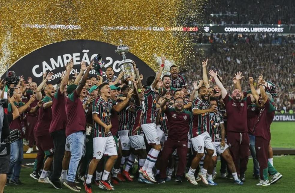 Fluminense foi campeão da Libertadores ao derrotar o Boca Juniors no Maracanã — Foto: Lucas Merçon/Fluminense F.C.