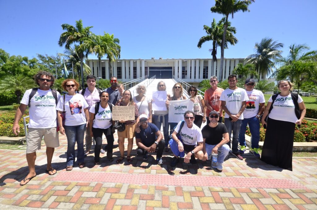 Após o Idema, os manifestantes foram em direção à governadoria / Foto: divulgação