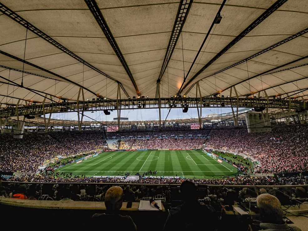 O Maracanã durante a final da Libertadores entre Fluminense e Boca Juniors — Foto: Tatiana Furtado