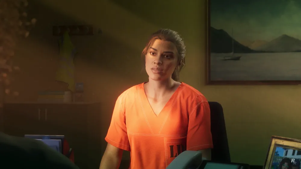Lucia é o nome da protagonista do GTA 6, que também contará com um personagem homem jogável — Foto: Reprodução/Rockstar