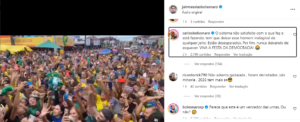 Filhos de Bolsonaro comentam encontro do pai em Parnamirim. Foto: Reprodução.