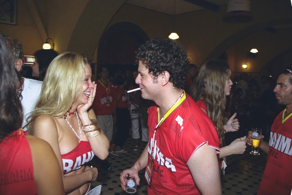 Danielle Winits e Selton Mello namoraram em 1994 — Foto: Arquivo
